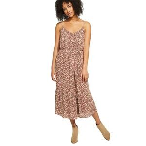 Gentle Fawn Florence Midi Dress in Paprika Ditsy Floral Printsize M